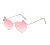 Hifot Gafas de sol bebe Niña, Gafas de Sol Estilo Aviador Retro Infantiles UV400 Protección Rayos Decorativas Gafas Fiesta- De 3años a 12años
