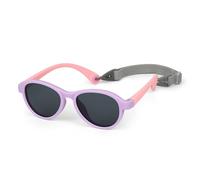 Hifot Gafas de Sol para Bebé 0 a 3 Años, 100% Protección UV Polarizadas con Correa, Marco de Silicona Flexible para Niña y Niño