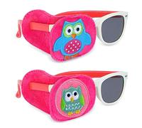 Hifot Parches Ojos niños 2 Piezas, Buho Parches para Gafas niños Ojo vago Terapia Visual oclusión Ocular