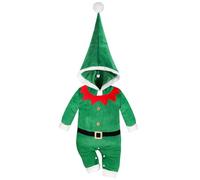 Hifot Unisexo Disfraz de Elfo Ropa,Disfraz Papa Noel Bebe Niño Recién Nacido Mono Bebe niñas y niños Mi Primera Navidad