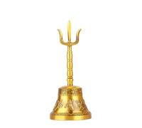 HIFRQVVC Campana de cobre taoísta for chismes Campana de cobre for chismes de los ocho tesoros Sonajero de mano Campana de los ocho inmortales