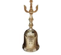 HIFRQVVC Campana de techo de latón for suministros de carretera Campana de cobre Sanqing Campana de cobre Tridente Campana taoísta