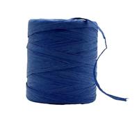 HIFRQVVC Cintas de Papel de Rafia, cordeles, Paquete de Hilo Paja Papel Rafia 3, 180 m por Rollo, Multicolor for Hacer Ganchillo y Manualidades(Dark Blue)