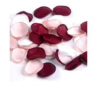 HIFRQVVC Confeti de Flores Artificiales, Pétalos de Rosa Artificiales Multicolor 100 200 300 Piezas for decoración San Valentín Boda(B,200pcs)