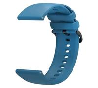 HIFRQVVC Hebilla acero pulseras silicona Correa de silicona de 22mm de ancho, correa de goma for reloj inteligente, pulsera deportiva de silicona transpirable, pulsera de repuesto(Ink Green)