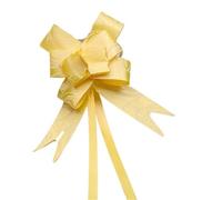 HIFRQVVC Lazos para Envolver Regalos, Mini Lazos for Envolver Regalos, Multicolor, 2 Estilos, 10/20/50/100 Piezas(Mini Rose-Yellow,20PCS)
