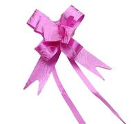 HIFRQVVC Lazos para Envolver Regalos, Mini Lazos for Envolver Regalos, Multicolor, 2 Estilos, 10/20/50/100 Piezas(Mini Rose-Rose Red,10PCS)