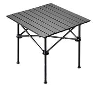 HIFRQVVC Mesas y sillas de Camping, Mesa Plegable for Acampar, Peso Ligero de Acero al Carbono con Bolsa, Viajes Picnic Aire Libre Varios tamaños(B,54x53x55cm)