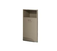 HIFRQVVC Nicho portaobjetos de acero inoxidable, portaobjetos de baño empotrado de acero inoxidable multicolor, tamaño múltiple (Light Green, 30 x 50 x 14 cm)