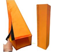 HIFRQVVC Protector Envolvente para Baloncesto, Cubierta, 4 pies de Poste Cuadrado Acolchado Crash Pad Multicolor múltiples tamaños Baloncesto Interior al Aire Libre(Orange,8"x8"(20x20cm))