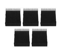 HIFRQVVC radiadores de Enfriador de Aluminio, Disipador de Calor Aluminio Negro P40x11x60 5 uds for c PU Router PCB Fuente alimentación la Placa Base