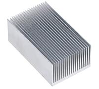 HIFRQVVC radiadores de Enfriador de Aluminio, Disipador térmico de Aluminio 2 Piezas 100x60x39 mm for refrigeración electrónica(No Backing Glue)