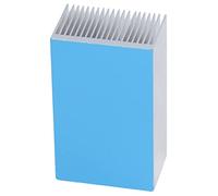HIFRQVVC radiadores de Enfriador de Aluminio, Disipador térmico de Aluminio 2 Piezas 100x60x39 mm for refrigeración electrónica(with Back Glue)