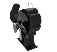 HIFRQVVC Ventilateur de poêle à chauffage, Fan termodinámica de la Estufa del Negro 6 Cuchillas for Las chimeneas