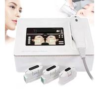 HIFU Ultrasound Lifting Machine Wrinkle Removal Machine for Face Body Slimming, SMAS-Layer Facial Lifting Tightening, HIFU Skin Tightening Machine, with 3/5 Cartridges 10000 Shots,3Heads