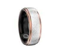 HiFuture Anillo inteligente Future Ring2 para hombres y mujeres, anillo inteligente diseñado para uso diario con batería de 10 días, ajuste cómodo, oro rosa #7
