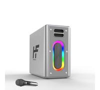 HiFuture Caja de música con Altavoz Bluetooth (Plata)