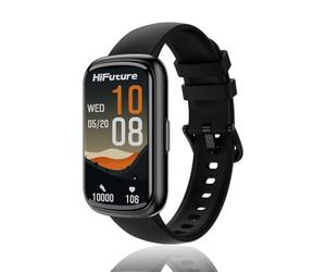 HiFuture EV02 HSSW6 - Reloj Inteligente Bluetooth con Pantalla IPS de 1,47", 7 días de Uso Diario, 100 + Modo Deportivo, monitoreo de frecuencia cardíaca, impermeabilidad IP68, Color Negro,