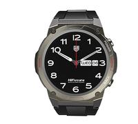 HiFuture GoMix2 Reloj Inteligente Hombre Mujer, Pantalla AMOLED, Resistente al Agua IP68, Monitor de frecuencia cardíaca en la, podómetro smartwatch para Android e iOS (Naranja) (Negro)