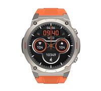 HiFuture GoMix2 Reloj Inteligente Hombre Mujer, Pantalla AMOLED, Resistente al Agua IP68, Monitor de frecuencia cardíaca en la, podómetro smartwatch para Android e iOS (Naranja)