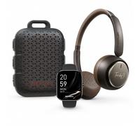 HIFUTURE PACK9 DE Vuelta AL Cole: HI-PACK9/26 Auriculares inalámbricos Bluetooth HiFuture Turbo Brown + Reloj Inteligente LUME Black + Altavoz Bluetooth Pocket S