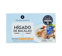 Hígado de bacalao en su propio aceite Planeta Huerto 120 g