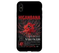 Higanbana o Lirio Araña Rojo en Retro Grunge Anime Estética Carcasa para iPhone XS MAX