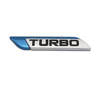 HIGGER Etiqueta engomada Turbo del Coche de Turbo del Metal 3D Logo Emblem Badge Sticker Decals Car Styling