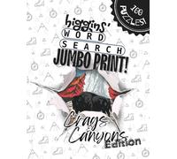 Higgins' Word Search - Crags and Canyons Edition: 100 Wordsearch Puzzles with National Parks and Wilderness Canyons - Jumbo Print Brain Games for Adults and Senior Memory Care