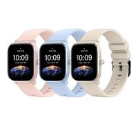 Higgs 3 Correa 20mm Compatible con Amazfit Bip 3/Bip 3pro/GTS 2 Mini/4 Mini/GTS 2 2e 3 4 42mm/Amazfit Bip S/Bip S Lite/Lite/Bip U pro, Pulsera Deportiva Suave de Silicona Donna Uomo Rosa