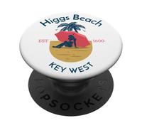 Higgs Beach Key West Cayos de Florida PopSockets PopGrip Adhesivo