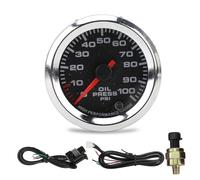 High Accuracy 12V 52mm Oil Pressure Gauge With Stepper Motor And 7 Color Backlight For Precise Oil Pressure Measurement In Cars Rvs And Yachts