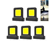 High Brightness Floodlight - for All Power Tool Batteries,Battery Operated Lighting Light Outdoor,Portable Cordless LED Work Light,Compatible with 20V Tools,for Outdoor Work Fishing Camping (5 PCS)