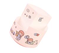 High Capacity Rotating Desk Organiser Modern Plastic Storage Container With Divided Sections For Office Supplies Office Desk Storage Box