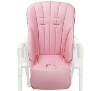 High Chair Cover Replacement Leather - Non Slip High Seat Cushion - Easy To Clean High Chair Covers For Kids - High Chair Cushion Replacement With Comfortable Padding Cover Washable Baby Hig