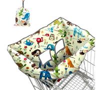 High Chair Seat Cover - Portable Children Cart Cover, Grocery Cart and Highchair Protector, Easy Clean Safety Protection for Shopping, Restaurants, Travel, Home, Dining Room, Public Spaces