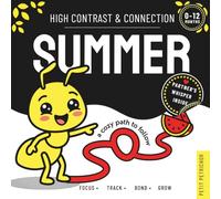 High Contrast & Connection Summer: Visual Stimulation Book for Infants | Focus Tracking, Tummy Time & Parent-Baby Connection (High Contrast Baby Book for Newborns 0-12 Months)
