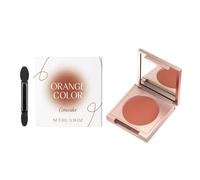 High Coverage Concealer, Uniform Creaminess, Face Makeup, Professional Makeup Palette Of Concealers Colour Correcting Palette, Dark Circles, Blemishes, Scars, Fine Lines.5g (Orange)