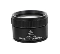 High Definition Portable Glass Jewelry Coin Magnifier with Optical Zoom Lens for Detailed Viewing of Jewelry and Coins, Black