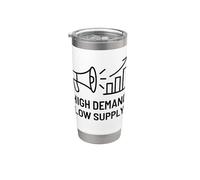 High Demand Low Supply - Negocio Motivacional Crecimiento Vaso térmico de acero inoxidable de doble pared