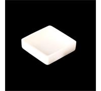 High-Density Alumina Crucible for Metal Smelting - Square/Rectangular Design, 0.9 to 185ml Capacity, Ideal for Laboratory and Industrial Use(70x70x30mmx110)