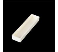 High-Density Alumina Crucible for Metal Smelting - Square/Rectangular Design, 0.9 to 185ml Capacity, Ideal for Laboratory and Industrial Use(100x40x15mmx32)
