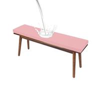 High Density Bench Cushions 48x12x2 Inches Waterproof Patio Furniture Cushion Non-Slip Seat Pad with Removable Cover for Garden Swing Sofa Settee(58 Pink,45x12x2in)