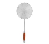 High-Density Skimmer - Ergonomic Slotted Ladle, Anti-Scald Net Spoon for Impurity Removal, Polished Steel Utensil, Professional Kitchenware with Seamless Welding Technology, Versatile De-Greasing Tool
