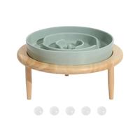 High Dog Feeder - Cat Feeder | Lento resorte Dog Bowls | Multifuncional Slow Food Dish | Cuenco de comida lenta promueve una dieta saludable y una digestión lenta para digesti