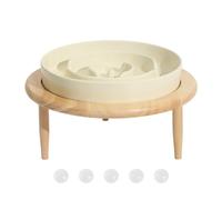 High Dog Feeder - Cat Feeder | Lento resorte Dog Bowls | Multifuncional Slow Food Dish | Cuenco de comida lenta promueve una dieta saludable y una digestión lenta para digesti