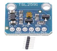 High Dynamic Digital Light Sensor I2C Module, TSL2591 Light Sensor with Infrared and Full Spectrum Diodes, 188 LX to 88000 LX Range, 3.3-5V for IoT Projects
