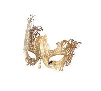 High-end Iron Thin Venetian Mask, Prom Half Eye Mask for Women Gold Plated, A Gift for Your Girlfriend