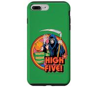 High Five Grim Reaper Retro Vintage Funny Adult Humor Carcasa para iPhone 7 Plus/8 Plus