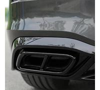 HIGH FLYING para Golf 8 Mk8 R-Line 2020 2021 2022 2023 Cubiertas del Tubo de Escape Cubierta del Tubo de la Cola de Escape 1 par Negro Brillante, no para Golf Variant